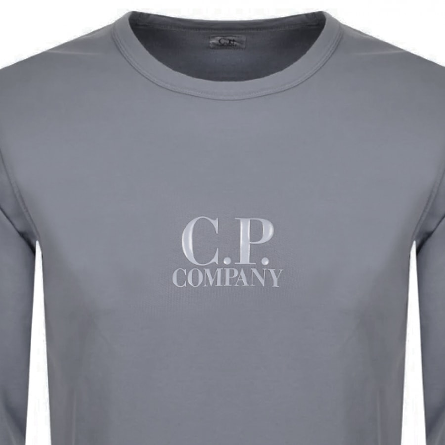 Alternative Image for ProductCP Company Crew Neck Sweatshirt Blue3